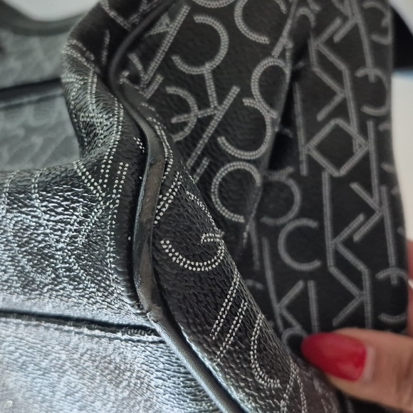 Calvin Klein Monogram Black Crossbody Bag - Picture 6 of 14